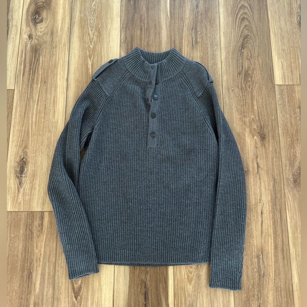 Banana Republic men’s half zip wool sweater size small
